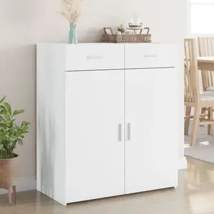 Comparateur de prix : vidaXL Buffet blanc 80x42,5x93 cm bois d'ingénierie