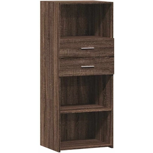Comparateur de prix : vidaXL Buffet haut chêne marron 50x42,5x124 cm bois d'ingénierie