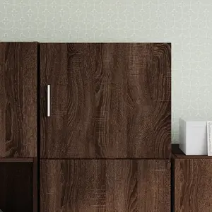 vidaXL Armoire murale chêne marron 45x42,5x40 cm bois d'ingénierie pas cher