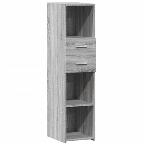 vidaXL Buffet haut sonoma gris 30x42,5x124 cm bois d'ingénierie pas cher