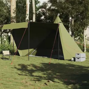 Comparateur de prix : vidaXL Tente familiale tipi 6 personnes vert olive imperméable