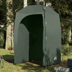 vidaXL Tente de douche vert olive imperméable pas cher