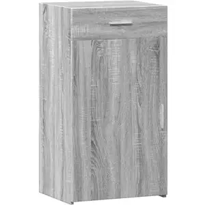 vidaXL Buffet sonoma gris 50x42,5x93 cm bois d'ingénierie pas cher