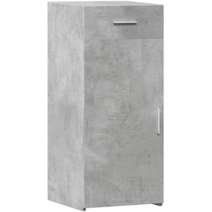 vidaXL Buffet gris béton 40x42,5x93 cm bois d'ingénierie pas cher