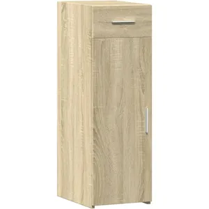 vidaXL Buffet chêne sonoma 30x42,5x93 cm bois d'ingénierie pas cher