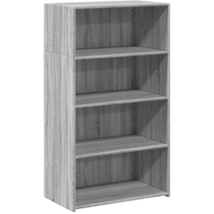 vidaXL Buffet haut sonoma gris 70x41x124 cm bois d'ingénierie pas cher