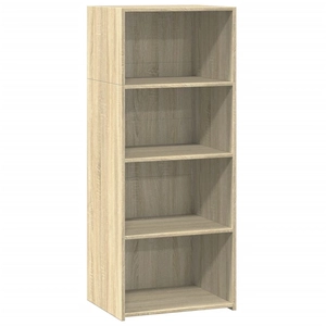 vidaXL Buffet haut chêne sonoma 50x41x124 cm bois d'ingénierie pas cher