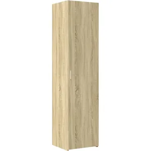 vidaXL Buffet haut chêne sonoma 45x42,5x185 cm bois d'ingénierie pas cher