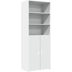 vidaXL Buffet haut blanc 70x42,5x185 cm bois d'ingénierie