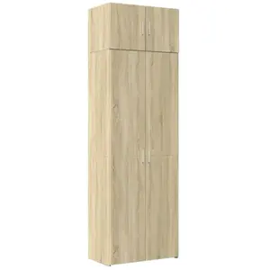 vidaXL Armoire de rangement chêne sonoma 70x42,5x225 cm pas cher