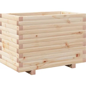 vidaXL Jardinière 70x40x49,5 cm bois de pin massif pas cher