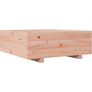 vidaXL Jardinière 70x70x26,5 cm bois massif douglas pas cher