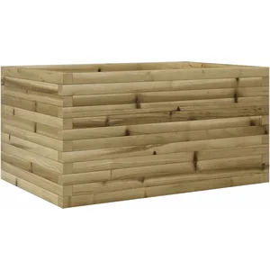vidaXL Jardinière 90x60x45,5 cm bois de pin imprégné pas cher