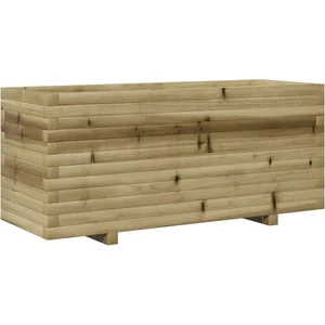 vidaXL Jardinière 110x40x49,5 cm bois de pin imprégné pas cher