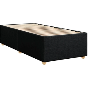 vidaXL Vidaxl Cadre De Lit Sans Matelas Noir 80x200 Cm Tissu pas cher