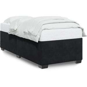 vidaXL Cadre de lit sans matelas noir 90x190 cm velours 3284603 pas cher