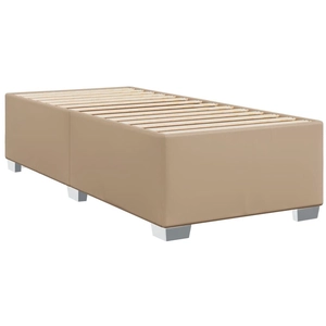vidaXL Cadre de lit Cappuccino 100x200 cm Similicuir pas cher
