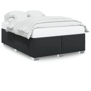 vidaXL Cadre de lit Noir 160x200 cm Similicuir pas cher