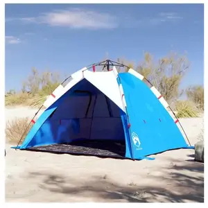 Comparateur de prix : vidaXL Tente de plage 3 personnes libération rapide imperméable