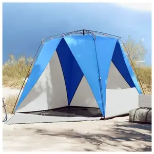 Comparateur de prix : vidaXL Tente de plage 4 personnes libération rapide imperméable