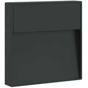 vidaXL Applique murale LED d'extérieur aluminium moulé sous pression