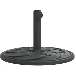 Comparateur de prix : vidaXL Base de parasol pour mâts Ø38 / 48 mm 12 kg rond