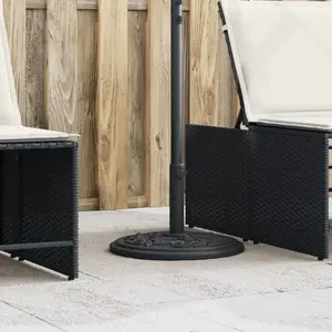 Comparateur de prix : vidaXL Base de parasol pour mâts Ø38 / 48 mm 12 kg rond