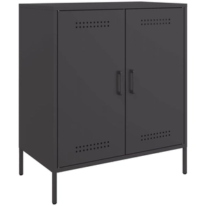 Comparateur de prix : vidaXL Buffet noir 68x39x79 cm acier
