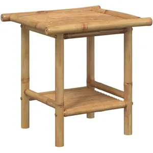 vidaXL Table basse 45x45x45 cm bambou pas cher