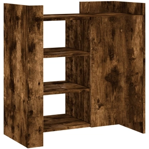 vidaXL Buffet chêne fumé 73,5x35x75 cm bois d'ingénierie pas cher