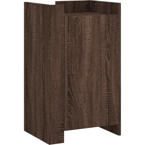 vidaXL Buffet chêne marron 45x35x75 cm bois d'ingénierie pas cher