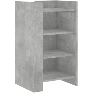 vidaXL Buffet gris béton 45x35x75 cm Bois d'ingénierie pas cher
