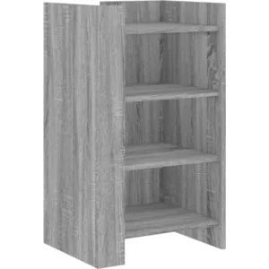 vidaXL Buffet sonoma gris 45x35x75 cm Bois d'ingénierie pas cher