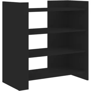 vidaXL Buffet noir 73,5x35x75 cm bois d'ingénierie pas cher