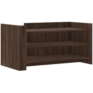 vidaXL Table basse chêne marron 100x50x50 cm bois d'ingénierie pas cher