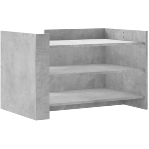 vidaXL Table basse gris béton 80x50x50 cm bois d'ingénierie pas cher