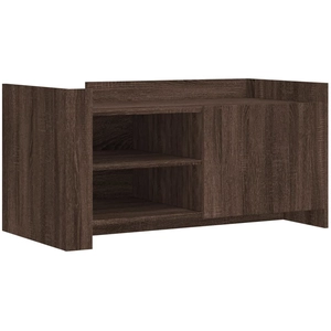 vidaXL Table basse chêne marron 100x50x50 cm bois d'ingénierie pas cher