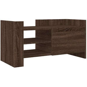 vidaXL Meuble TV chêne marron 80x35x40 cm bois d'ingénierie pas cher