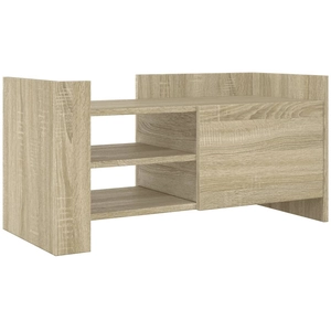 vidaXL Meuble TV Chêne sonoma 100x35x40 cm Bois d'ingénierie pas cher