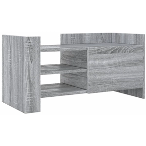 vidaXL Meuble TV sonoma gris 80x35x40 cm bois d'ingénierie pas cher
