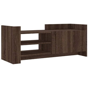 vidaXL Meuble TV Chêne marron 100x35x40 cm Bois d'ingénierie pas cher