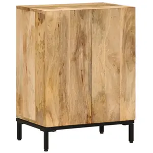vidaXL Buffet 53x35x72 cm bois massif de manguier pas cher