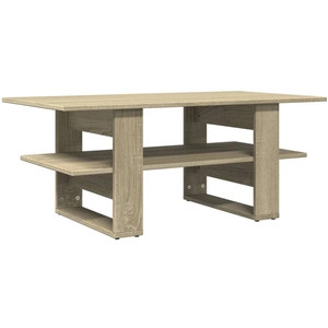 vidaXL Table basse chêne sonoma 102x55x42 cm bois d'ingénierie pas cher
