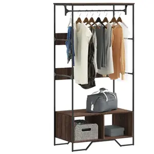 Comparateur de prix : vidaXL Armoire chêne marron 90x50x180 cm bois d'ingénierie