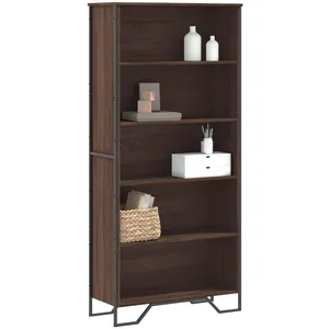 vidaXL Bibliothèque chêne marron 80x31x169 cm bois d'ingénierie pas cher