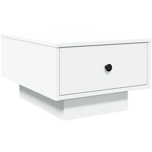 vidaXL Table basse blanc 60x45x31 cm bois d'ingénierie pas cher