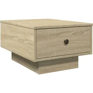 vidaXL Table basse chêne sonoma 60x45x31 cm bois d'ingénierie pas cher