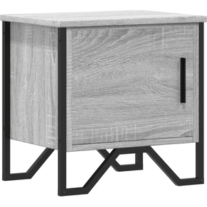 vidaXL Table de chevet sonoma gris 40x30x40 cm bois d'ingénierie pas cher