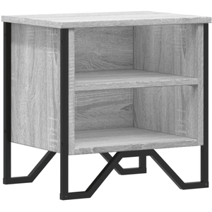 vidaXL Tables de chevet 2 pcs sonoma gris 40x30x40cm bois d'ingénierie pas cher