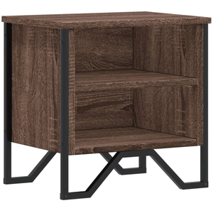 vidaXL Tables de chevet 2pcs chêne marron 40x30x40cm bois d'ingénierie pas cher
